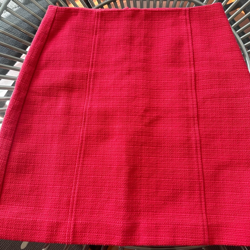 Loft Cotton Poly Blend skirt 4